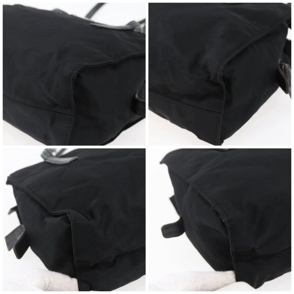 PRADA Shoulder Bag Nylon Black Silver Auth - Picture 16 of 16